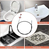 Pipe Drain Cleaner Tool – Flexible Sink & Bathroom Drain Hair Remover Grabber - 85cm