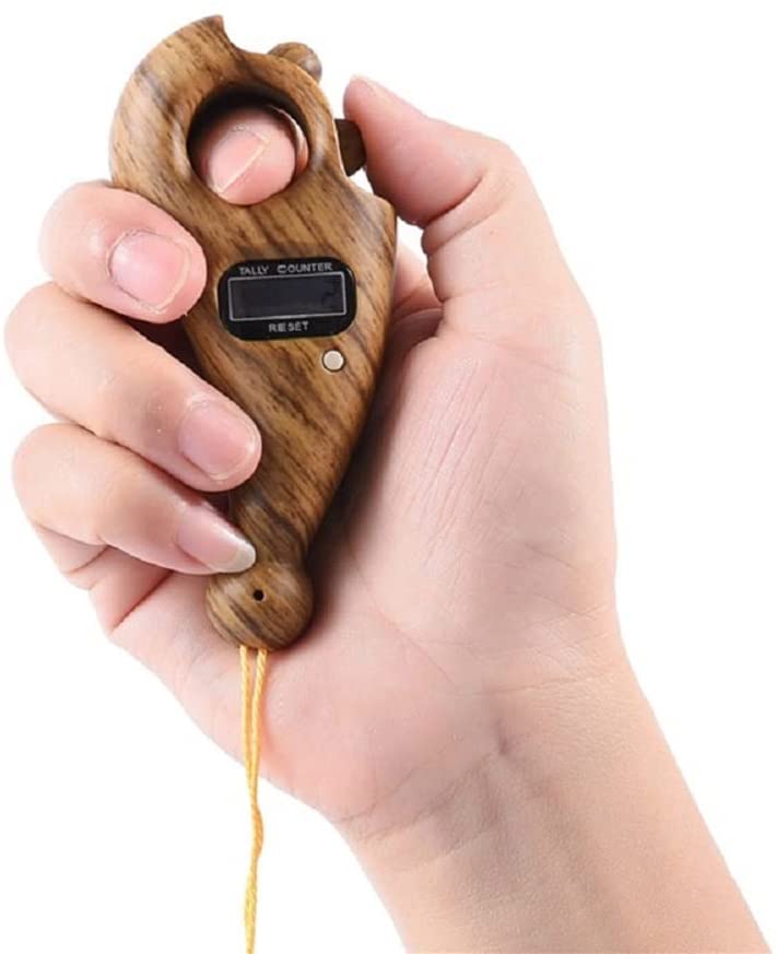 Rotating Prayer Beads With Digital Counter Portable Digital Finger Tasbeeh, Prayer Digital Tasbih For Meditation Relaxation, Portable Prayer Beads Counter