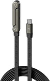 2-in-1 Type-C Fast Charging Cable with Foldable Phone Stand