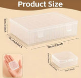 Transparent Bead Storage Organizer Box, Multi Compartment Craft Organizer, Mini Bead Collection Organizer