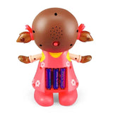 Walking Dancing Doll, Electric Lighting Music Baby Reborn Doll, Musical  Flash Light Baby Doll, Dancing Girl Toy with 3D Lights Music