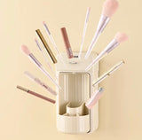 Rotatable Split Storage Box, Beishan Wall Mounted Cosmetic Storage Box, Dust-proof Makeup Organizers