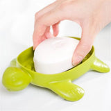 Cute Turtle Draining Soap Holder, Bathroom Shower Soap Holder, Sponge Storage Plate Tray, Sea Turtle Soap Holder Dish, Non Slip Shower Soap Box, Simple Wash Table Cartoon Turtle Soap Box, Virgin Plastic Soap Stand