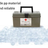 Medicine Cabinet Organizer, Household Large Capacity Medic Box, Portable First Aid Kit Emergency Box, Family Nursing Medicine Box, Dormitory Baby Medicine Storage Box