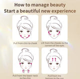 Rechargeable V Shape Face Roller, Portable Facial Toning Device, Electric Face Massager