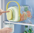 2L Refrigerator Water Bottle Kettle With Tap, Large Capacity Glass Water Bottle, Cool Water Bucket Dispenser