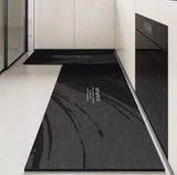 Set Of 2 Kitchen Floor Mat, Non-slip Kitchen Carpet, Kitchen Mat Bedroom Long Rug, Anti Slip Floor Mat, Modern Kitchen Mate