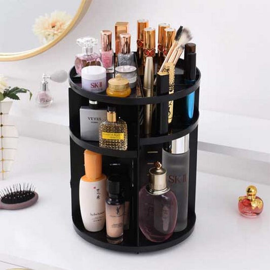 360 Rotating Cosmetic Storage Organizer Tray