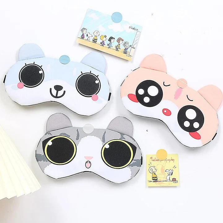 Colorful Sleeping Eye Mask, Eyepatch Eye Cover, Travel Relax Sleeping Aid Eye Patch, Soft Eye Aid Sleep Mask,  Eye Shade Cover, Shading Eye Mask, Unisex Eyes Sleeping Mask