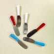 6pcs Butter Knife With Plastic Handle, Butter Cream Icing Frosting Knife, Kitchen Cake Decoration Tools