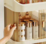 Large Capacity Makeup Storage Box, Dust Proof Dressing Table Storage Rack, Cosmetics Drawer Organizer