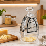 4 In 1 Kitchen Grater with Storage Box, Multi Sided Vegetable And Cheese Grater, All In One Cheese Shredder with Container, Manual Cheese And Vegetable Grater