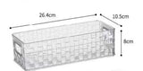 Makeup And Perfume Organizer Basket, Dressing Table Storage Holder, Transparent Glacier Pattern Cosmetic Storage Holder