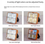 Rechargeable Outdoor LED Solar Floodlight, 500W Spotlight With Mobile Charging Pot, Camping Solar Light, Emergency Lamps Work Light, Handheld Flashlight Outdoor Tent Camping Lamp