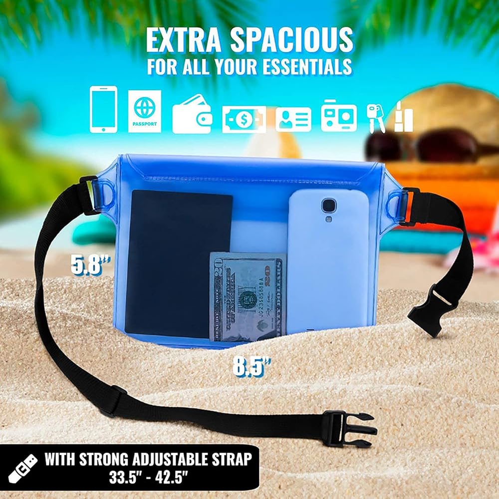 Waterproof Swimming Sport Waist Pack Bag, Underwater Drying Shoulder Waist Bag, Skiing Snowboard Underwater Shoulder Bag