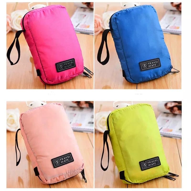Travel Mate Bag, Unisex Camping Travel Hang Bag, Toiletry Purse Holder Organizer, Waterproof Folding Toiletry Bag, Men And Women Oxford Travel Bag, Multipurpose Hanging Wash Bag, Multifunctional Storage Bag
