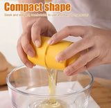 Egg Shell Opener, Quick Peel And Yolk Separator, Durable Kitchen Baking Essential With Easy Grip