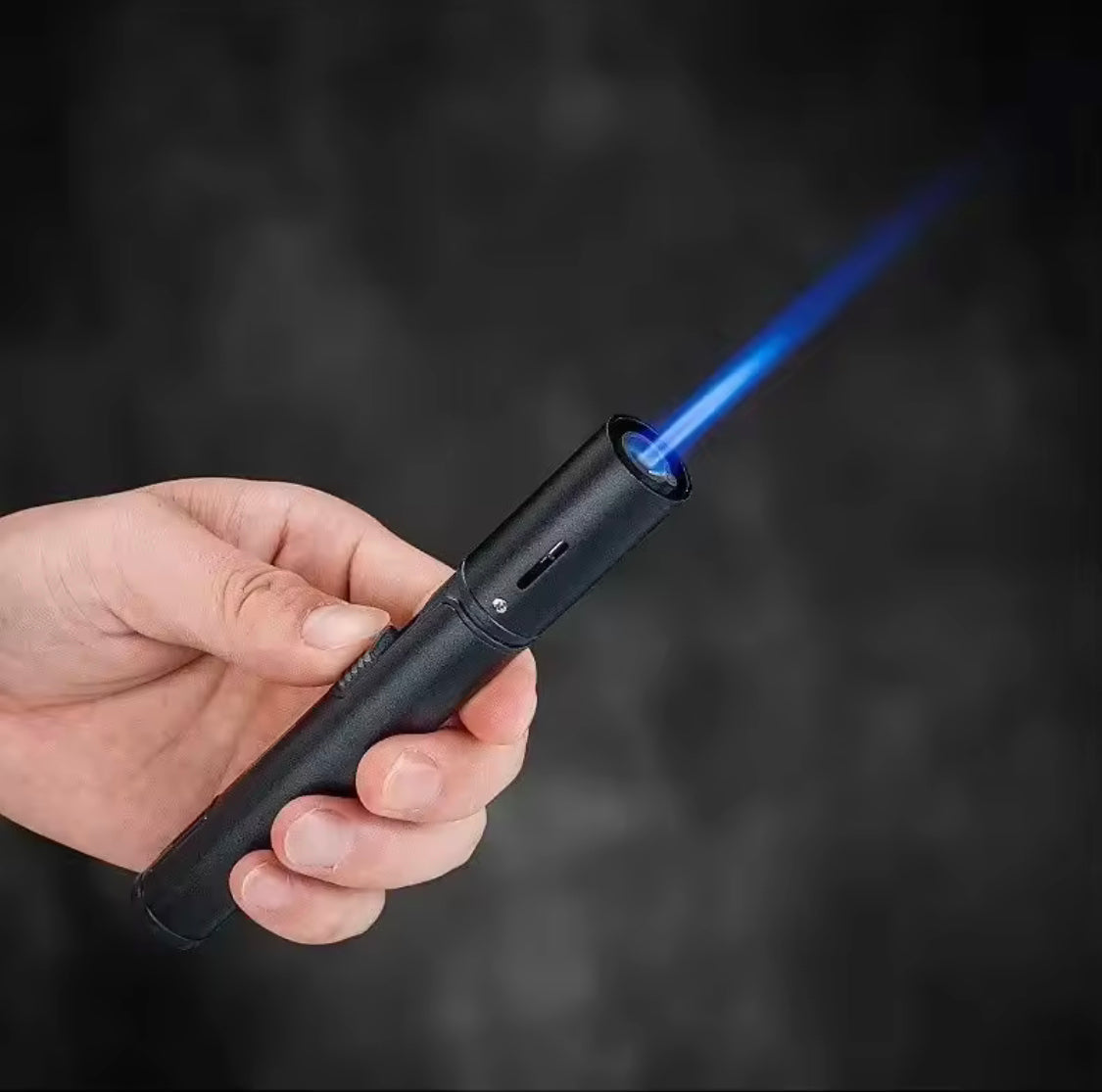Heavy Duty Butane Flame Lighter, Smart Jet Flame Lighter, Turbo Flame Kitchen Lighter, Refillable Windproof Kitchen & BBQ Lighter