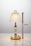 Luxury Acrylic Crystal Lamp, Modern Crystal Desk Lamp
Gold Base Crystal Table Lamp