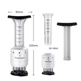 Stainless Steel Meat Injector Tool, Manual Meat Tenderizer Tool, BBQ Meat Sauce Injector