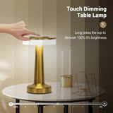 3 Color Temperature Dimming Table Lamp – Rechargeable LED Touch Lamp