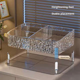 Elegant Crystal Vanity Tray, Acrylic Cosmetic Organizer, Crystal Counter Makeup Tray, Dressing Table Makeup Organizer