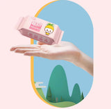 Kawai Wet Tissues, Pack Of 8 Cute Soft Baby Wet Wipes, Disposable Kids Cleaning Wipes