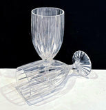 Delisoga Elegant Ripple Goblet Wine Glass Set – 6 Pcs (340ml)