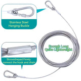 Heavy Duty Stainless Steel Clothes Drying Rope – 2M Portable Laundry Hanging Line for Indoor & Outdoor Use