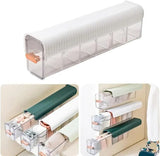 6-Cell Clear Wall Mounted Storage Box – Multipurpose Organizer
