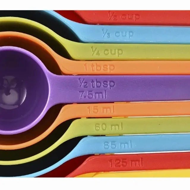 6 Pieces Measuring Spoons & Cups Set with Scale – Kitchen Baking Tools