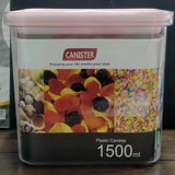 Spiral Button Sealed Container,  Plastic Food Storage Container, Kitchen Organizer Jars Box, Multi Capacity Grain Storage Box, Kitchen Snacks Dry Plastic Fresh Keeping Tank,  Acrylic Condiment Seasoning Set