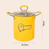 Mini Deep Frying Strainer Pot, Multifunctional Household Deep Frying Pan, Non Stick Mini Small Oil Frying Pot