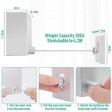 Retractable Clothesline 4.2M Wall Mounted Stainless Steel Laundry Drying Line | Space Saving Indoor & Outdoor Clothes Drying Rope