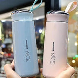 Nice Vacuum Insulated Water Bottle - Leak Proof BPA Free Flask for School Office Travel Gym - 400ML
