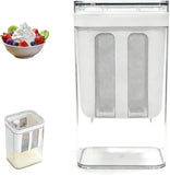 Fine Mesh Stainless Steel Greek Yogurt Strainer with Lid