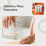 Fine Mesh Stainless Steel Greek Yogurt Strainer with Lid