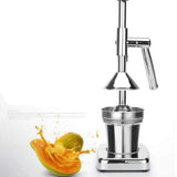 Manual Citrus Juicer, Squeezer for Fresh Fruit Juice, Hand Citrus Fruit Juice Machine, Stainless Steel Fruit Juice Squeezer