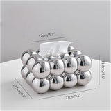 Luxury Bubble Tissue Box Holder – Premium Decorative Tissue Box Cover