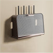 Luxury Wifi Cabinet Storage Box, Wall Mounted Router Storage Box, WiFi Device Storage Rack with Heat Dissipation