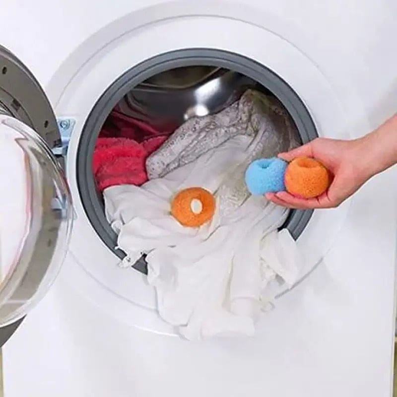 Set Of 5 Magic Laundry Ball, Clothes Hair Cleaning Ball, Cat Dog Hair Catcher Laundry Ball, Reusable Washing Machine Filter Wool Ball, Pet Fur Lint Catcher Laundry Ball,  Clothes Underwear Wash Ball, Anti Winding Sticky Pet Hair Lint Washing Balls