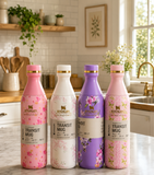 Floral Insulated Water Bottle, Elegant Floral Travel Mug, Stainless Steel Floral Bottle, Petal Print Thermal Bottle