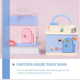Adorable Coins Piggy Bank, Cartoon Household Savings Bank, Piggy Bank Children Banks Cash Box