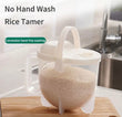 Quick Automatic Rice Washer, Filter Rice Sieve Colander Basket, Plastic Handle Washing Rice Machine