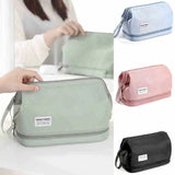 Ultimate Makeup Travel Pouch, Double Layer Cosmetic Bag, Waterproof Organizer Case, Unique Makeup Bag, Cosmetic Travel Bag, Waterproof Organizer Case, Toiletry Bag for Women