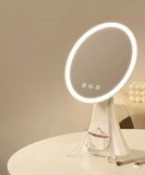 Smart Touch Makeup Mirror With Drawer, LED Light Makeup Storage Box, Jewelry And Cosmetic Display Case With LED Light Mirror, Portable Makeup Organizer