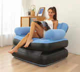 Multifunctional Inflatable Sofa Bed, Foldable Recliner Convertible Chair, Outdoor Lazy Couch Bag Chair