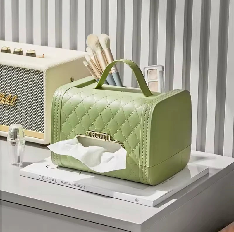 Handbag-Shaped Tissue Box, Tissue Box Room Table Top Decoration for Bedroom, Office