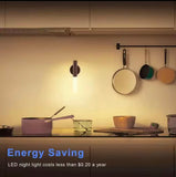 Smart Motion Sensor Night Light, LED Rechargeable Magnetic Wall Lamp, Portable Hallway LED Night Light