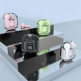 Transparent Wireless Earbuds, Air 31 TWS Earphone, Digital Wireless Bluetooth Earphones, Stereo Ring Headset With Built-in Charging Compartment, Waterproof In Ear Touch Control Earplug, In Ear Headsets with Built-in Mic